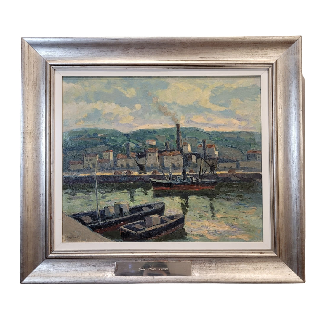 “Ría de Bilbao”, Julio Pérez Torres, Arte Contemporáneo, 60’s – Bilbao, España