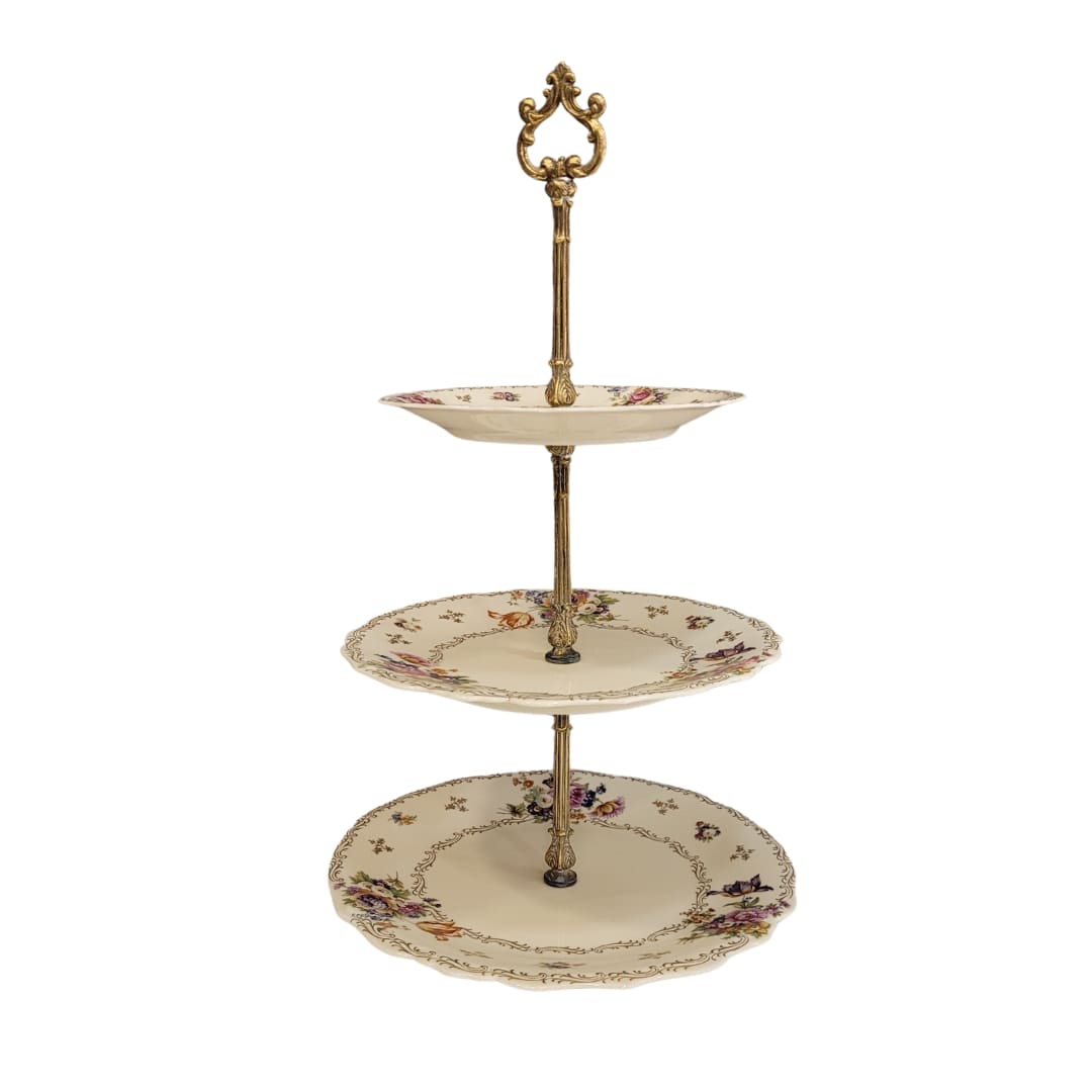 Tartera en porcelana, Jammet-Seignolles para Limoges, p. s. XX - Francia