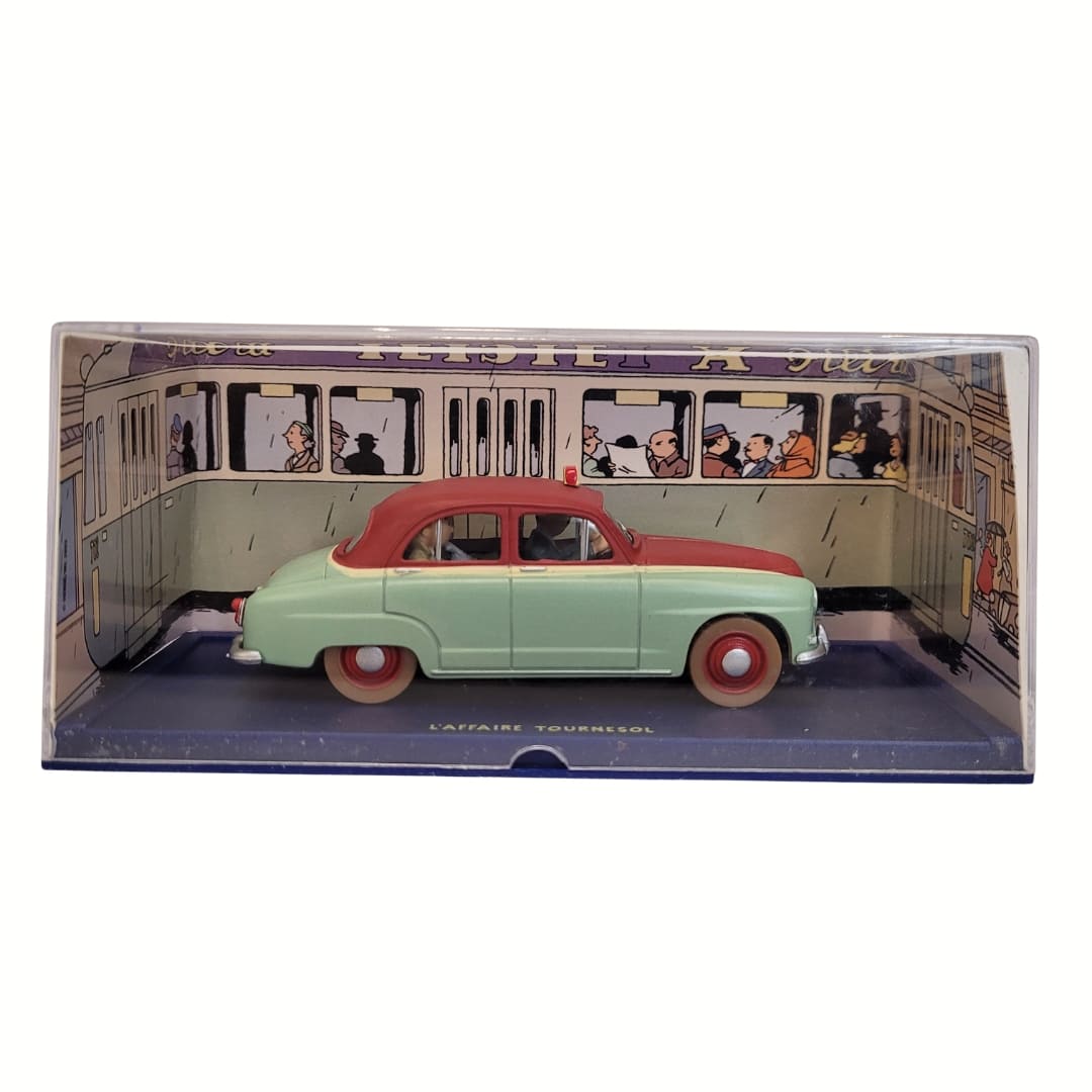 “El taxi de Ginebra”, colección En voiture Tintin, Serie 1, Libro L’Affaire Tournesol, p. s. XXI - Francia